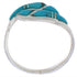 Turquoise Southwestern Silver Ring Size 4-3/4 AX87745